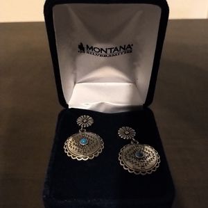 Montana Silversmith Scalloped Coin Dangle Earrings